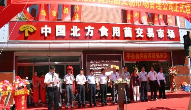 平泉中國北方食用菌交易市場管理公司正式運