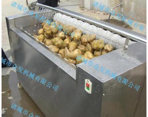 蔬菜毛輥噴淋清洗機(jī) 芋頭去皮清洗機(jī) 蘑菇清洗加工設(shè)備
