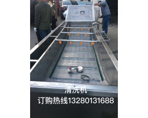 廠家直銷蘿卜毛輥噴淋清洗機(jī) 土豆去皮清洗機(jī) 蘑菇清洗加工設(shè)備