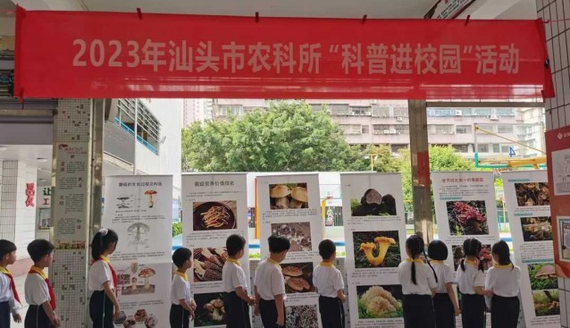 廣東省汕頭市：普及食用菌知識進(jìn)校園